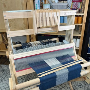 Table Loom, 23 Weaving Width Woolhouse Tools 8-Shaft Modern Carolyn image 1