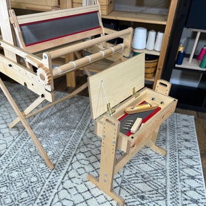 Table Loom, 23 Weaving Width Woolhouse Tools 8-Shaft Modern Carolyn image 8