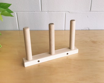 Triple Hard Maple Warping Pegs Set (NO CLAMPS INCLUDED)