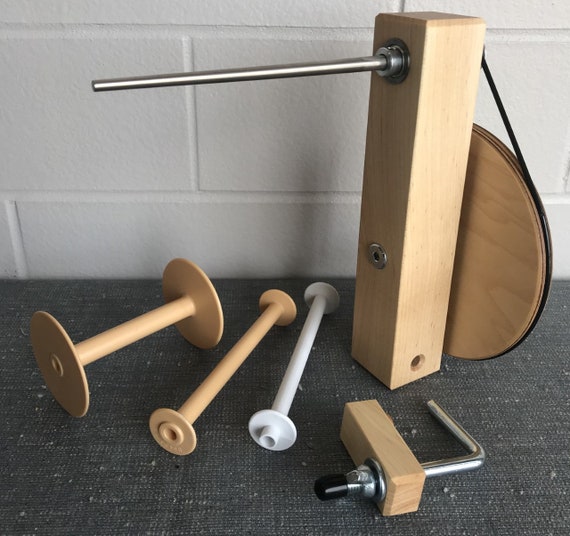 Handcrafted Maple Weavers' Shuttle Bobbin Winder for Use With Bobbins,  Weaving Loom and Boat Shuttle. Watch Our Demonstration Video 