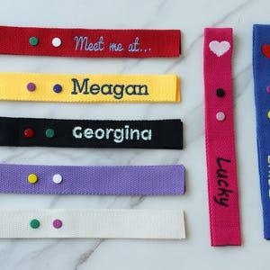 Custom Embroidered Luggage Tag Personalized Bag Tag Luggage Accessory  Golf Bag Tag Traveler&#39;s Gift