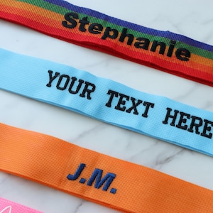 Custom Luggage Tags with Name, Personalized Embroidered Name Luggage Strap, Luggage Belt, Unique Travel Essentials for Holiday & Business