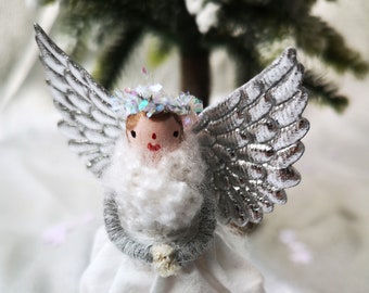 Wee Peggy angel, peg doll decoration no.4