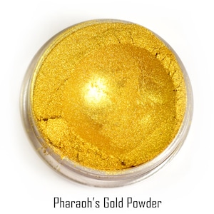 Pharaoh&#39;s Gold Ultra Fine Powder 24k Chrome Look Art Pigment
