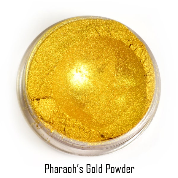 Pharaoh's Gold Ultra Fine Powder 24k Chrome Look Art Pigment