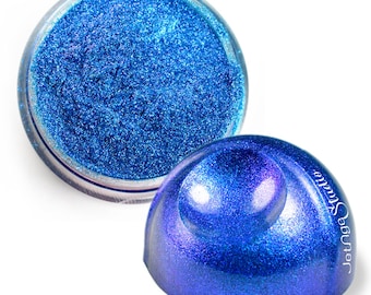 Deep Dive Blue Color Shifting Chameleon Pearl Pigment Powder