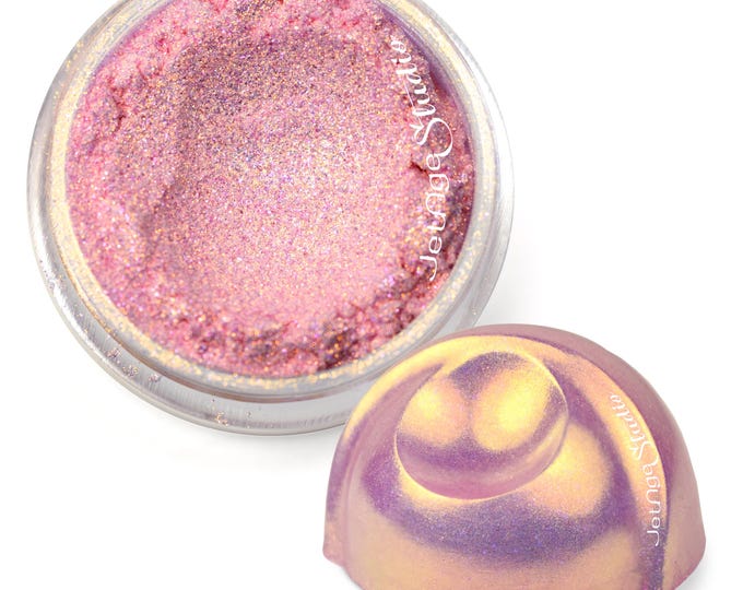 Featured listing image: Aphrodite - Incredible Chameleon Aurora Color Shift Pink and Gold Rainbow Pigment for Eyeshadow, Cosmetics, Art, Resin and Craft