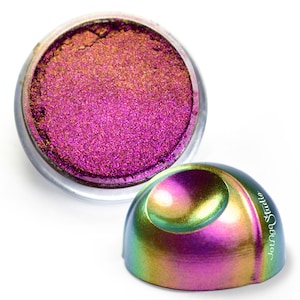 Oasis Sunrise - Intense Magenta Pink to Green Chameleon Shift Chrome Pigment