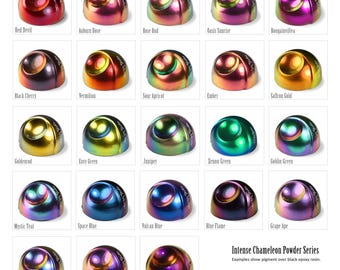 23 COLOR BUNDLE - Ultra Fine Chameleon Powder Series Multi Chrome Saturated Color Shifting Intense Art Pigment