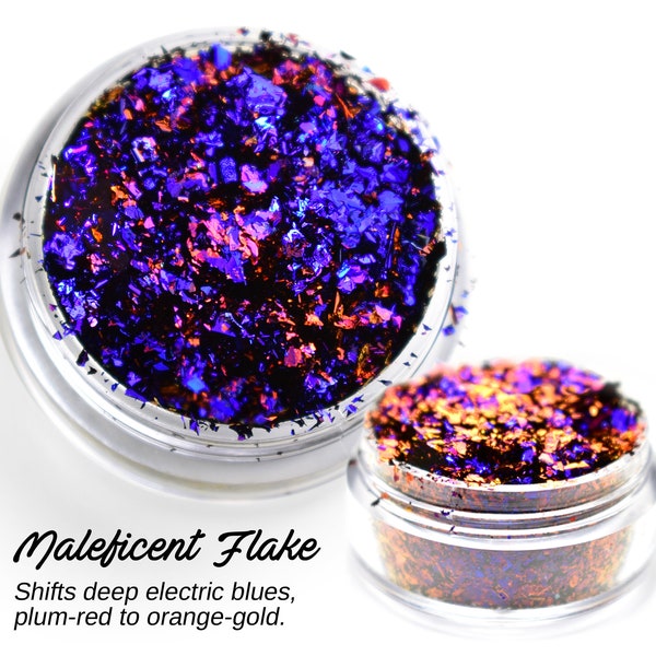 Maleficent Flake - Lumiere Lusters Holographic Chameleon Color Changing Metallic Foil Art Pigment