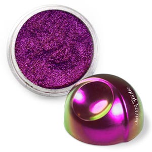May include: A small jar of purple glitter with a matching purple iridescent dome. The jar is labeled "Jotunga Studio".