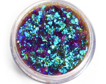 Blue Hawaii Ultra Opal FLAKE Translucent Dichroic Art Flake Pigments
