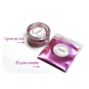 Shocking Pink Jelly Chameleon Multichrome Aurora Powder - Etsy