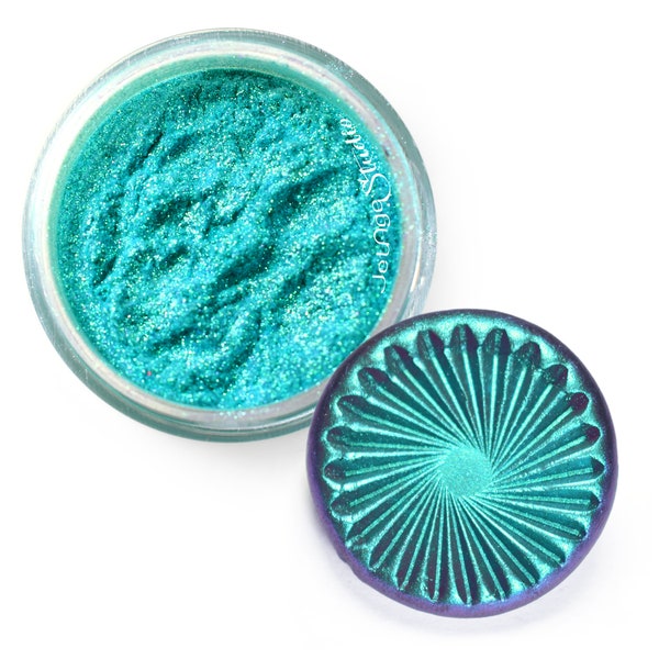 Bajia Blue Powder with Soft Lavender color shift Art Pigment LIMITED COLOR