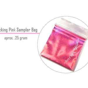 Shocking Pink Jelly Chameleon Multichrome Aurora Powder - Etsy