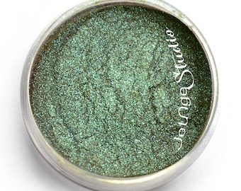 Agave Green - Magnetic Mica Powder - Ferro  3D Cat Eye Chatoyant Duo chrome Powder