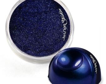 Blue to Black - Intense Dark Cobalt Blue Shifting to Black  Chrome Fine Pigment Powder Cosmetic Grade, Craft and Resin