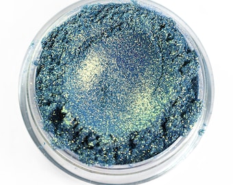 Viridian Blue - Gold Reflecting Pearl Powder