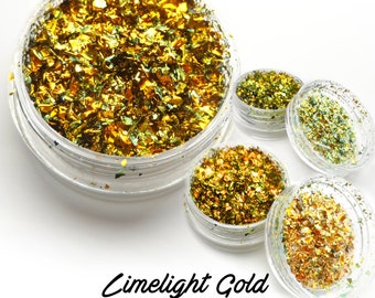 Limelight Gold - Lumiere Lusters Color Shifting Chameleon Metallic Foil Art Pigment