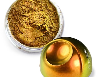Saffron Gold - Intense Chameleon Chrome Powder