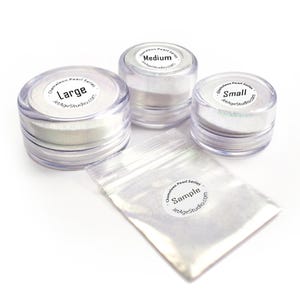 Betelgeuse Flake-Lumiere Lusters Color Shifting Metallic Foil Gilding Art Pigment- Non-Plastic for Cosmetic, Craft, Resin and Glass Art image 7