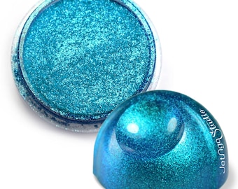Blue Velvet Turquoise Color Shifting Chameleon Pearl Pigment Powder