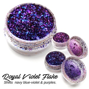 Royal Violet Flake - Lumiere Lusters Chameleon Color Shifting Metallic Foil Art Pigment