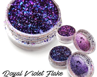 Royal Violet Flake - Lumiere Lusters Chameleon Color Shifting Metallic Foil Art Pigment