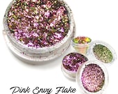 Pink Envy Flake - Lumiere Lusters Color Changing Chameleon Metallic Foil Art Pigment