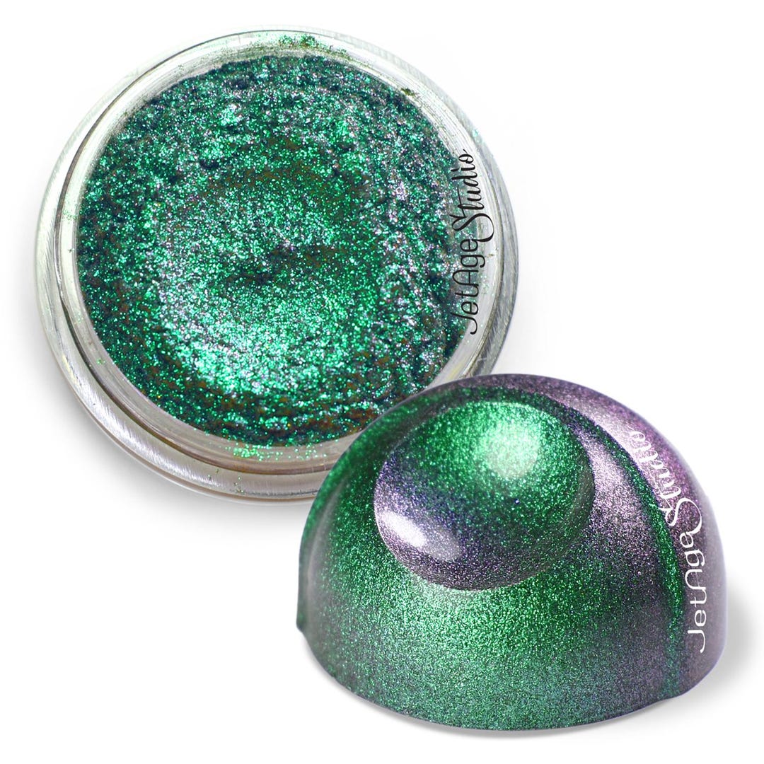 Solana Green Color Shifting Chameleon Pearl Pigment Powder - Etsy