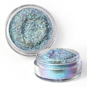 Starlight - Super Sparkly Light Blue Purple Shift Multichrome Chameleon Aurora Powder