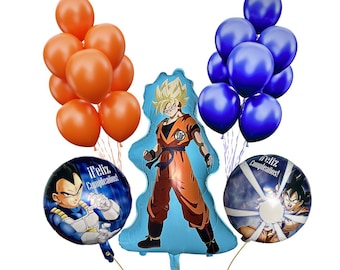 Balloon Bouquet Goku Theme