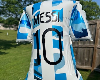 Messi Themed Balloon Bouquet