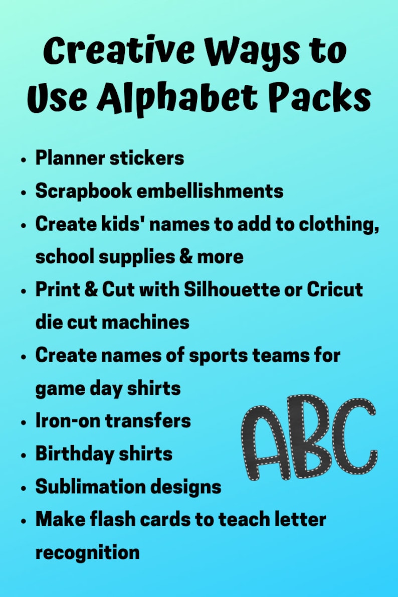 Z for Sublimation Designs Rainbow Ombre Glitter Alphabet Pack Glitter Letters A Game Day Shirts Planners INSTANT DOWNLOAD