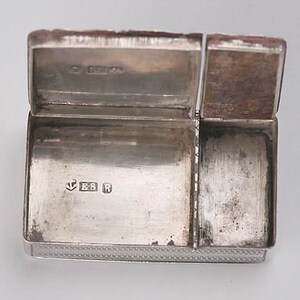 Sterling Silver Double Box - Etsy