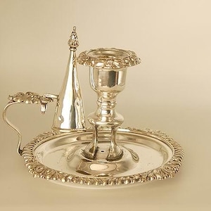 Silver Plated Chamberstick