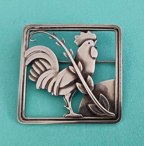 Sterling Georg Jensen Brooch