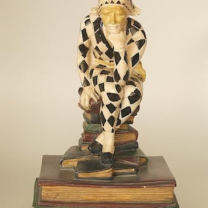 Pierrot Bookends - Etsy