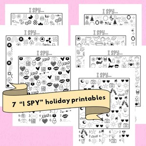 I Spy Holiday Printables