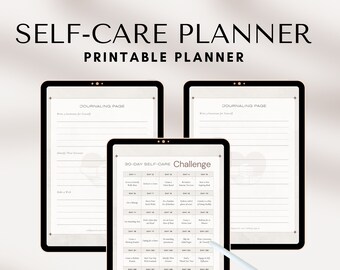 Self Care Checklist, Self-Care Planner, Selfcare Journal Tracker, Wellness Planner Printable, Daily Wellbeing, Mindfulness Mental Health Kit