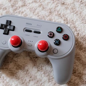 8bitdo Controller Labelled 8bitdo Pro3 Controller Playstation/ps ABXY Magnetic Facebuttons ...