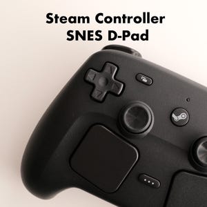 Steam Controller  Matte Black D-Pad/DPad SNES Style