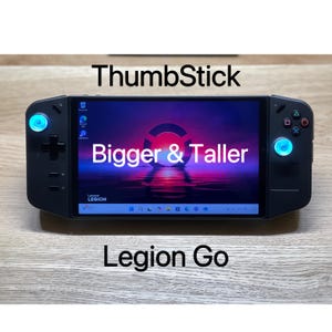 Legion Go Better Thumbstick/Joystick Replacement - Clear & Black