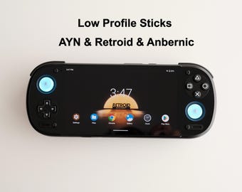 Lågprofilerade tumspakar - Retroid Pocket, AYN Odin och Anbernic handhållna enheter (2 st)