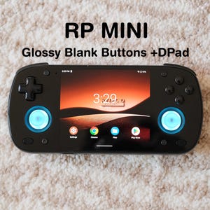 Retroid Pocket Mini Black Blank Face Buttons (ABXY Buttons) & DPad