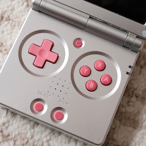 Anbernic RG35XXSP Pastel Candy Pink Buttons DIY Custom Replacement Buttons