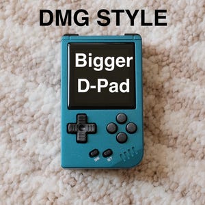 Anbernic RG Nano Bigger DMG style DPad/D-Pad & Matte Black Fullset Buttons