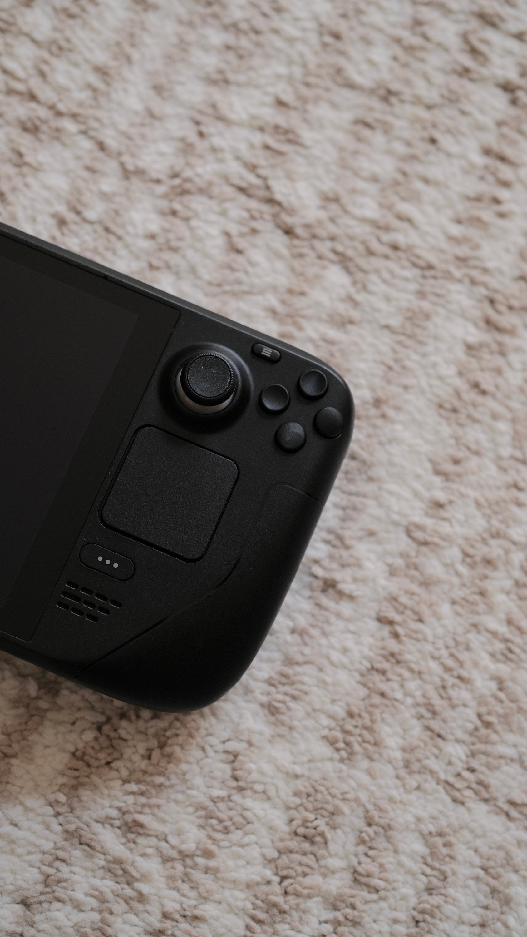 Steam Deck Replacement Buttons Matte Black Snes Style Custom DIY