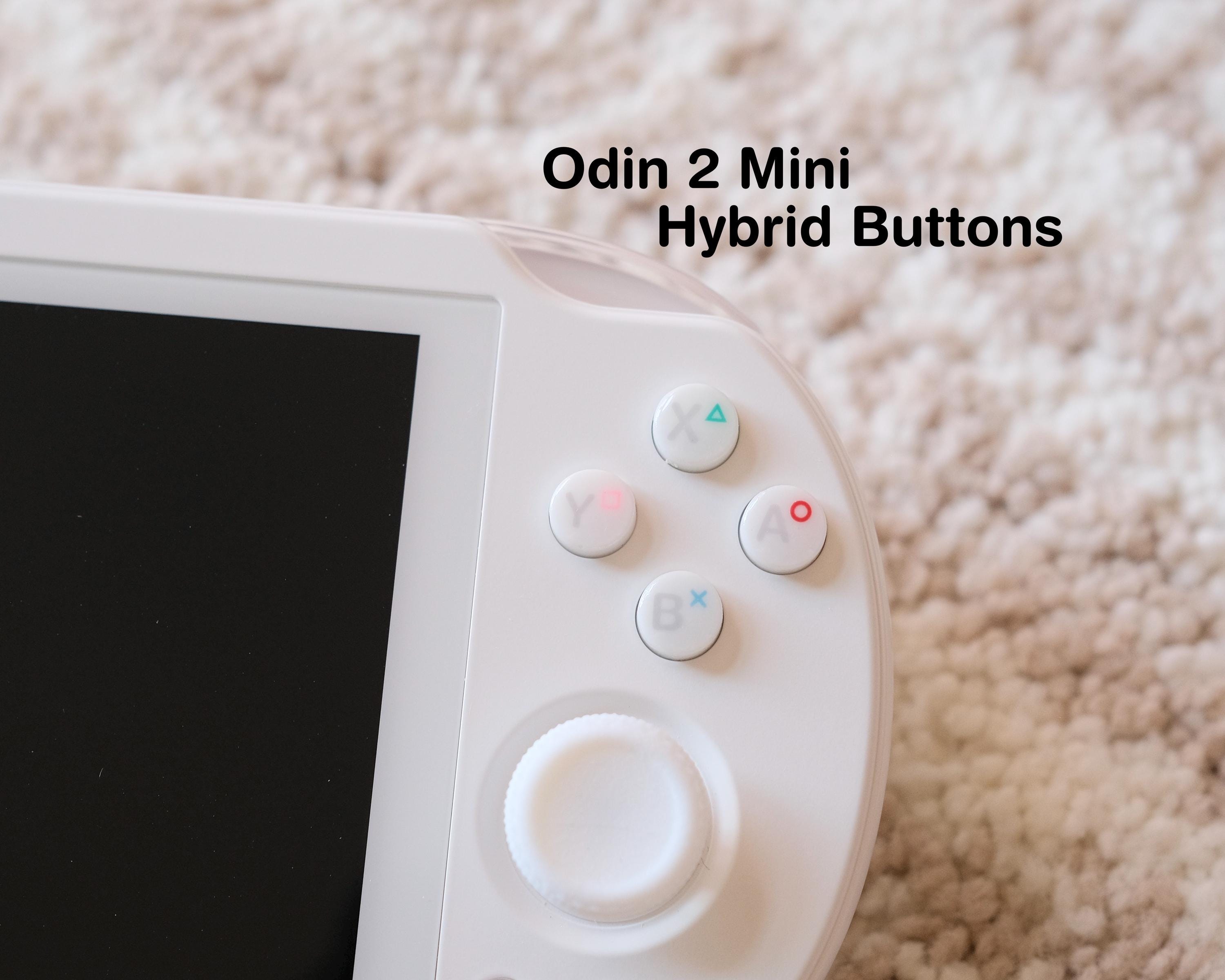 AYN Odin 2 Mini Hybrid Face Buttons Playstation & Nintendo Layout