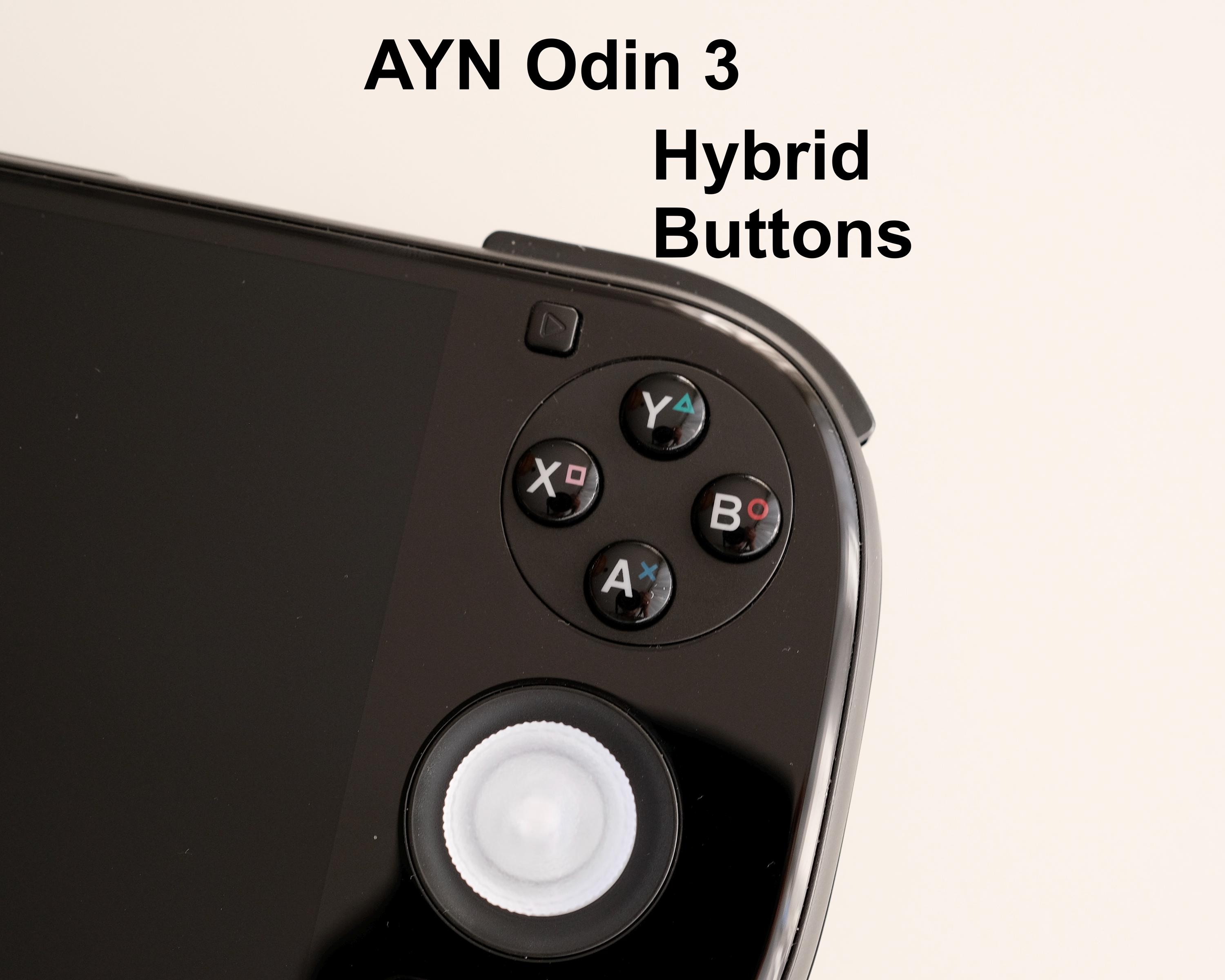 AYN Odin 3 Hybrid ABXY Facebuttons - Xbox & PS Layout - Etsy